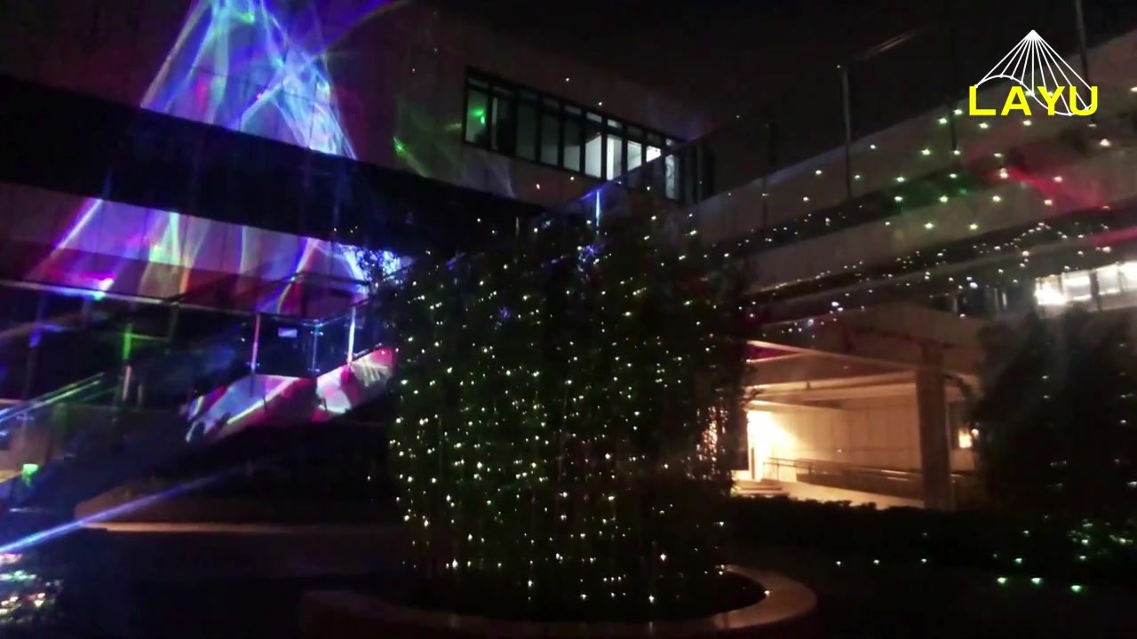 激光打造梦幻场景