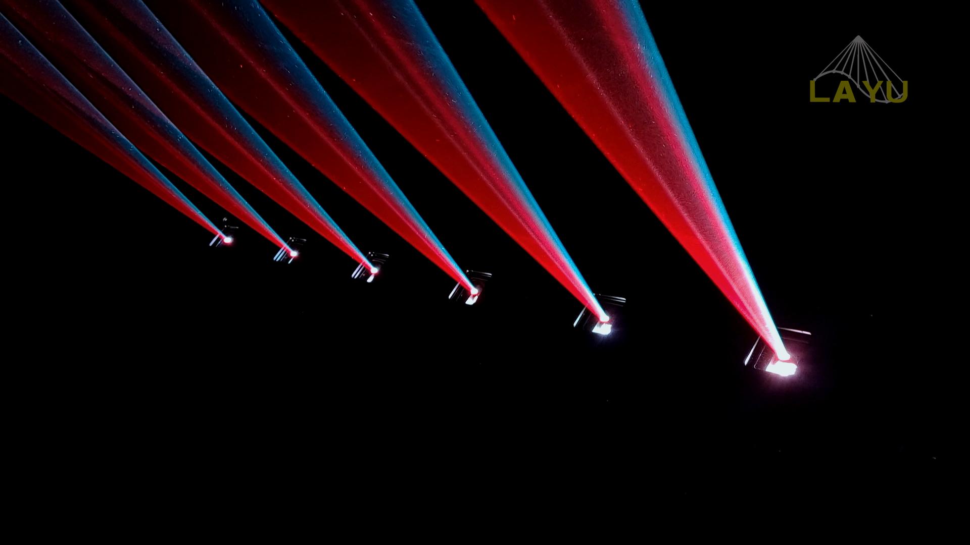 6 Head RGB Animation Laser Array